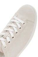 Women's White Lace-Up Sneaker | Derimod