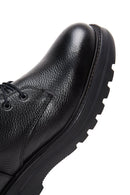 Male Black Lace-up Leather Casual Boots | Derimod