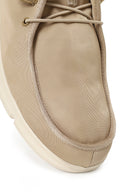 Derimod Zero Male Beige Fabric Casual Shoes | Derimod