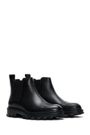 Men's Black Leather Boots | Derimod