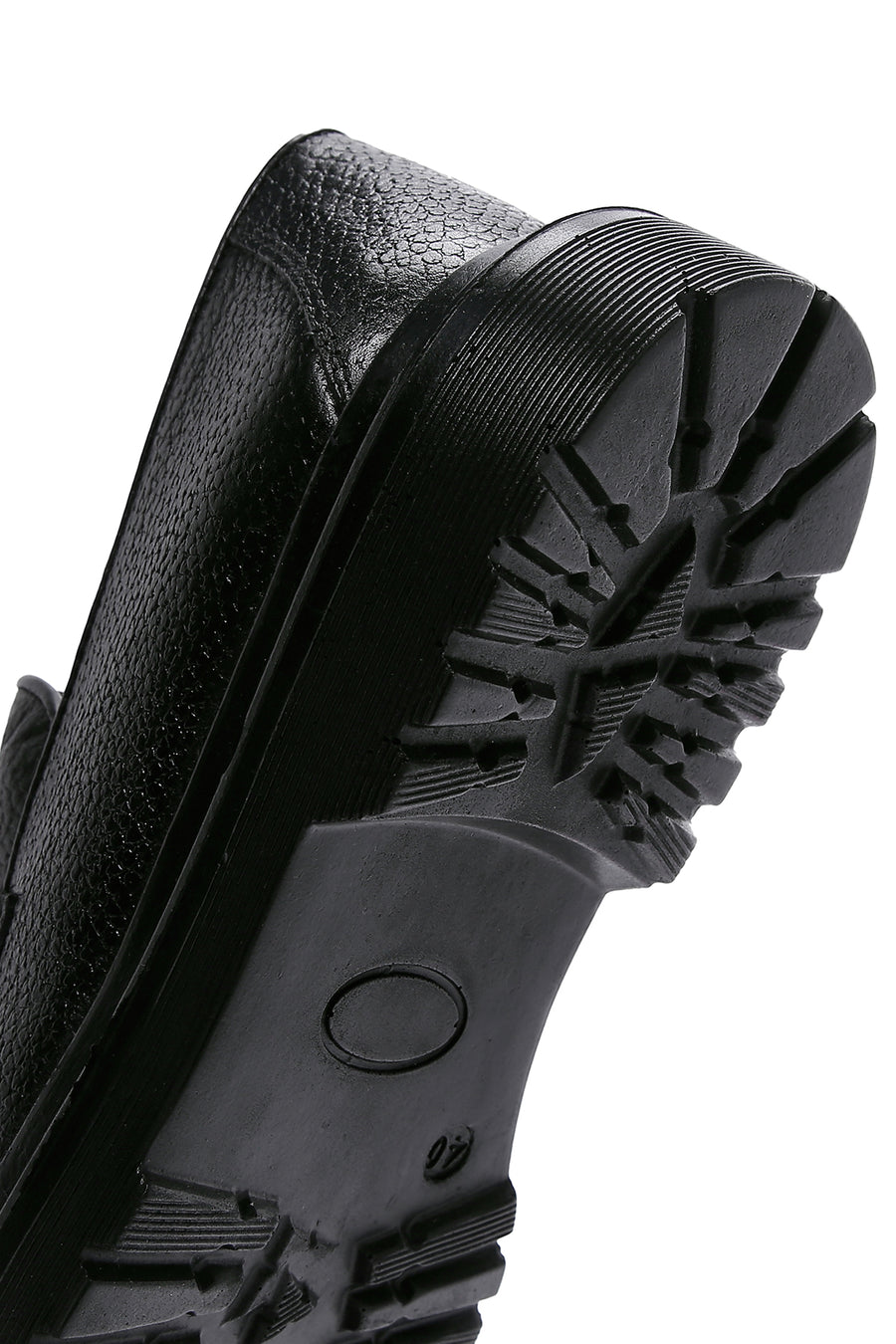 Men's Black Leather Casual Loafer