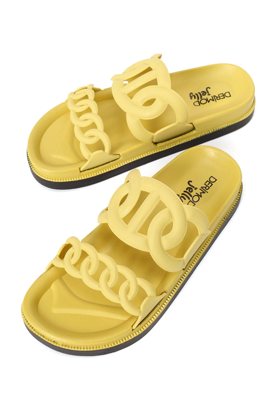Woman Yellow Jelly Slipper