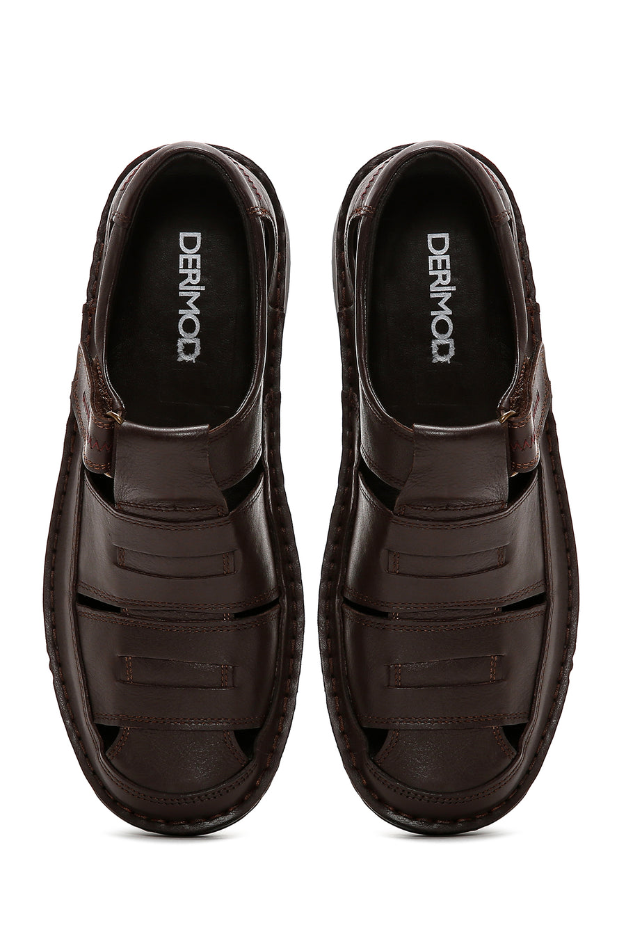 Men's Brown Leather Casual Shoes