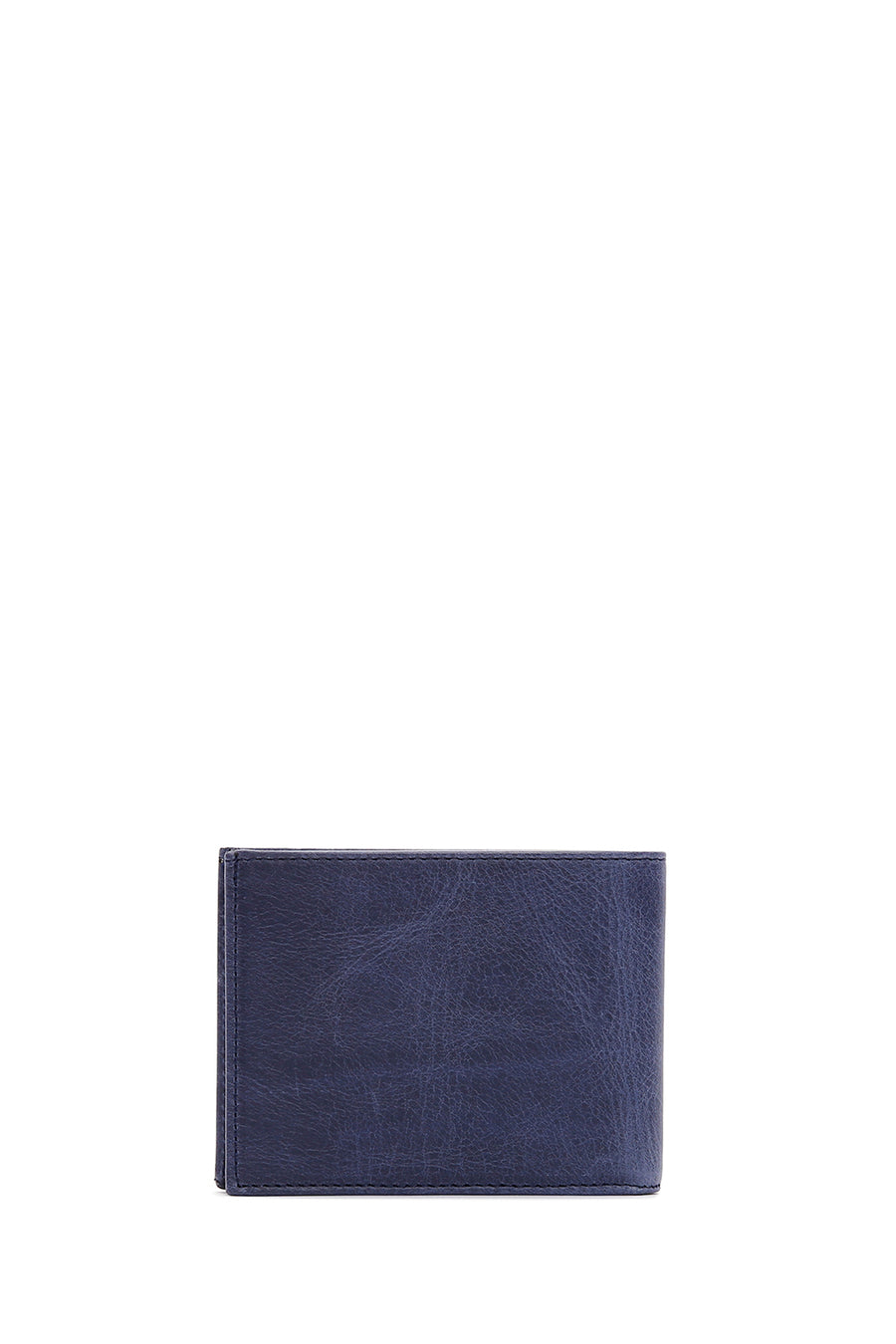 Men's Navy Blue Leather Wallet