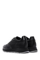 Men's Black Leather Casual Sneaker | Derimod
