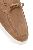 Erkek Vizon Süet Deri Casual Loafer | Derimod