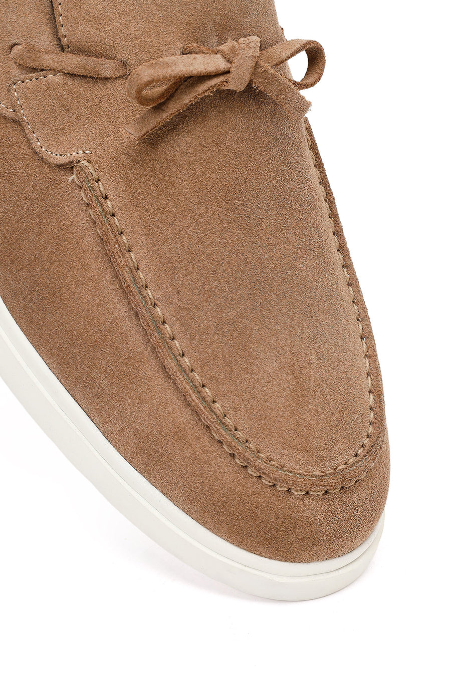 Erkek Vizon Süet Deri Casual Loafer