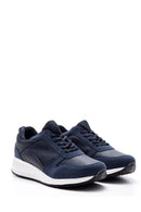 Men's Suede Detailed Sneaker | Derimod