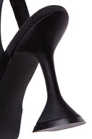 Women's Black Stone Heeled Shoes | Derimod
