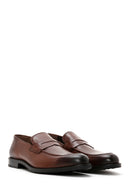 Men's Brown Plus Size Leather Classic Shoes | Derimod