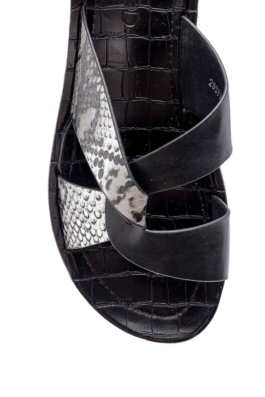 Women's Snakeskin Patterned Slippers