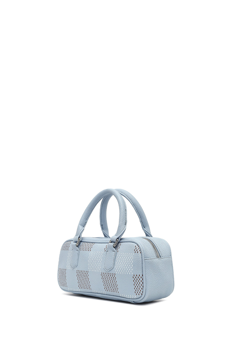 Women's Blue Long Strap Patterned Shoulder Bag