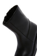 Women's Black Zippered Casual Boots | Derimod