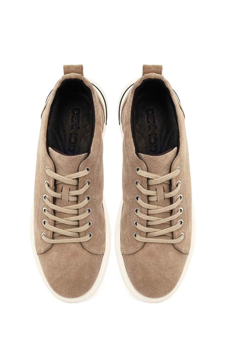 Male Mink Lace-Up Suede Casual Sneaker