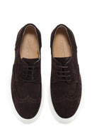 Men's Brown Suede Leather Casual Shoes | Derimod