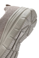 Skechers Kadın Bej Fashion Fit Bağcıklı Kumaş Sneaker | Derimod