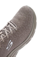 Skechers Kadın Bej Fashion Fit Bağcıklı Kumaş Sneaker | Derimod