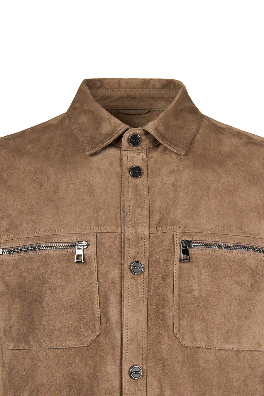 Kroos Male Mink Suede Shirt Jacket