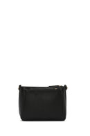 Women's Black Long Strap Crocodile Patterned Crossbody Bag | Derimod