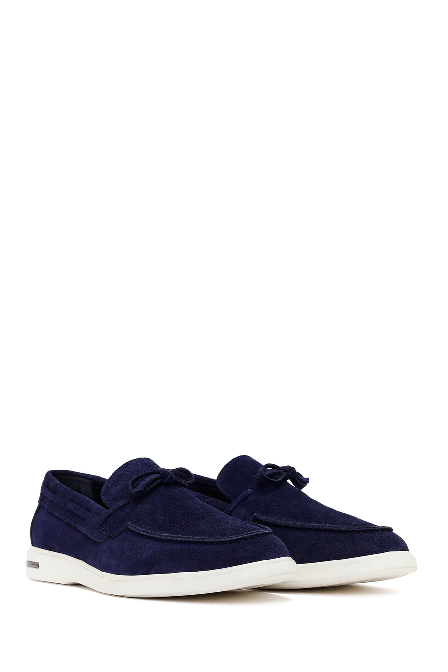 Men's Navy Blue Suede Leather Casual Loafer
