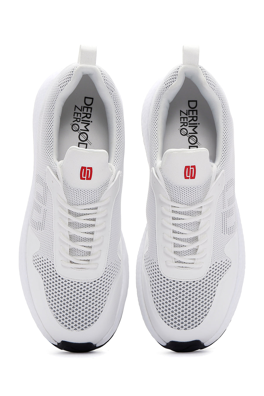 Derimod Zero Men's White Lace-Up Thick Sole Sneaker