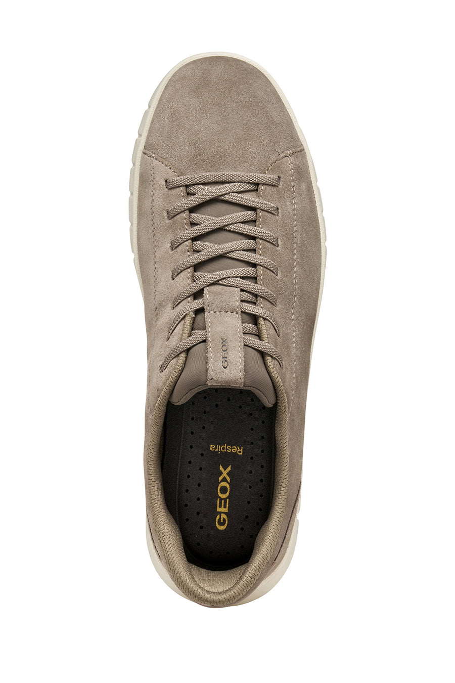 Geox Erkek Bej U Flextrıde Plus Bağcıklı Süet Deri Sneaker