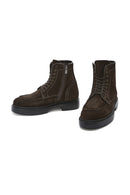 
Men's Brown Zippered Suede Leather Boot
 | Derimod