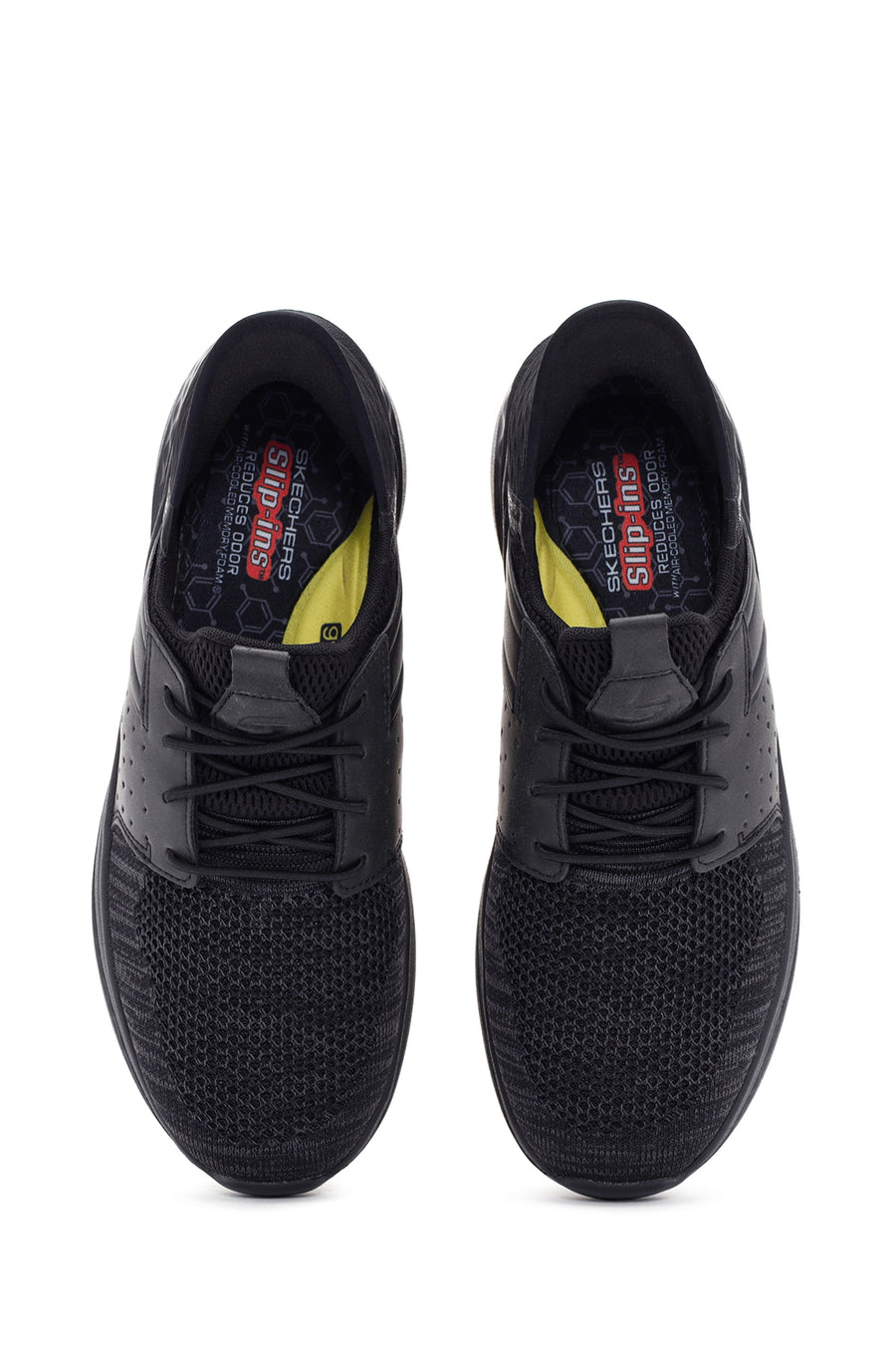 Skechers Erkek Siyah Slade - Ocon Bağcıklı Spor Sneaker