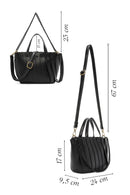 Women's Black Faux Leather Handbag | Derimod