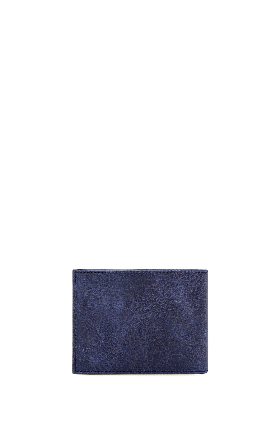 Men's Navy Blue Leather Wallet
