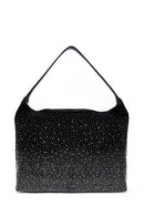 Women's Black Stone Shoulder Bag | Derimod