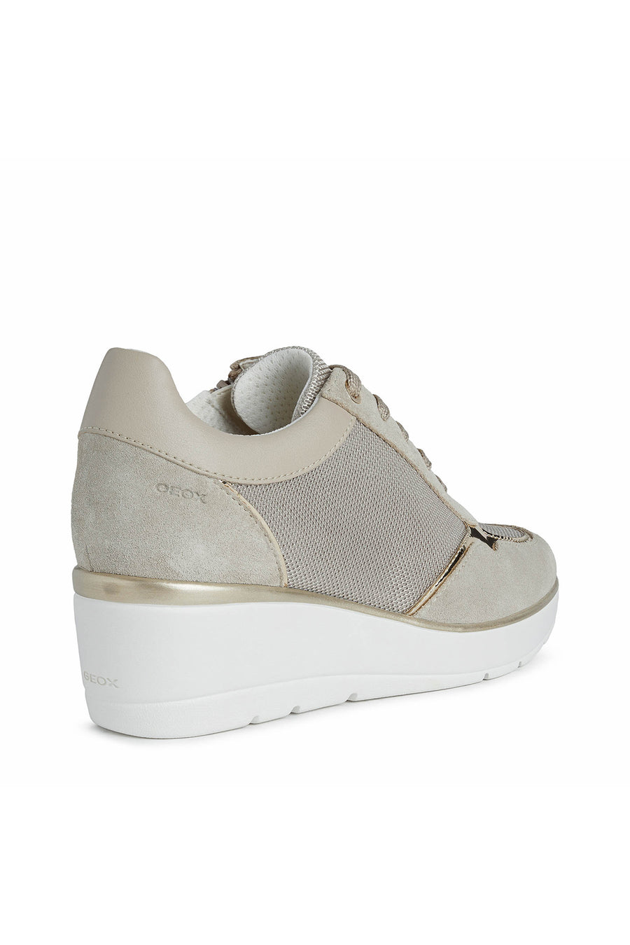 Geox Kadın Bej Ilde Dolgu Topuk Sneaker