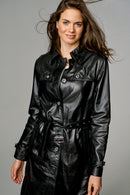 Sabrina Women's Leather Jacket | Derimod