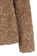 Lamolina Woman Beige Short Teddy Coats | Derimod