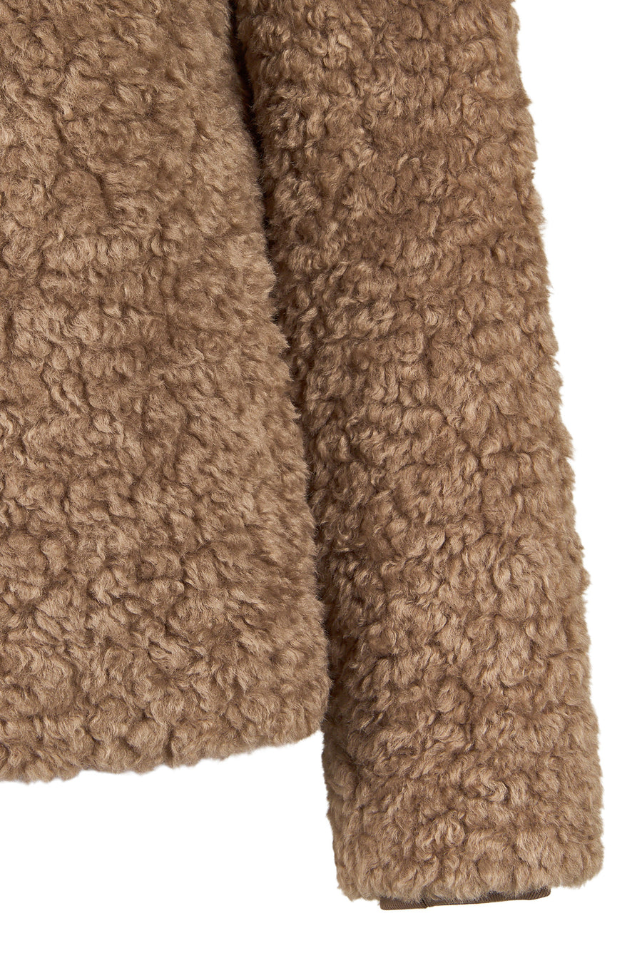 Lamolina Woman Beige Short Teddy Coats