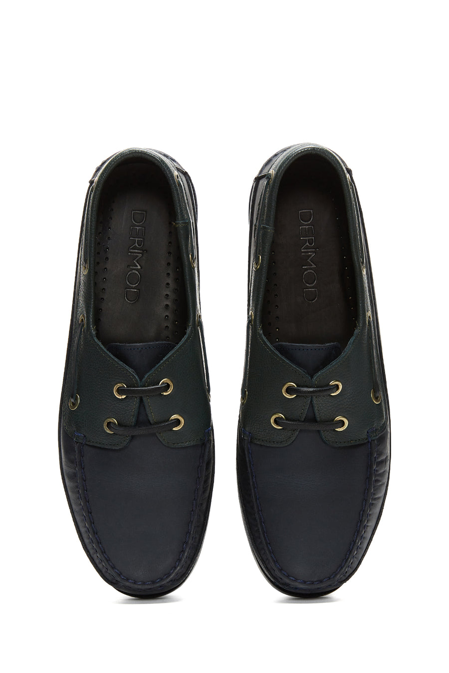 Men's Green Leather Casual Shoes