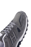 Hammer Jack Men's Gray Leather Sneaker | Derimod