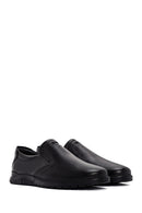 Derimod Fly Men's Black Leather Casual Loafer | Derimod