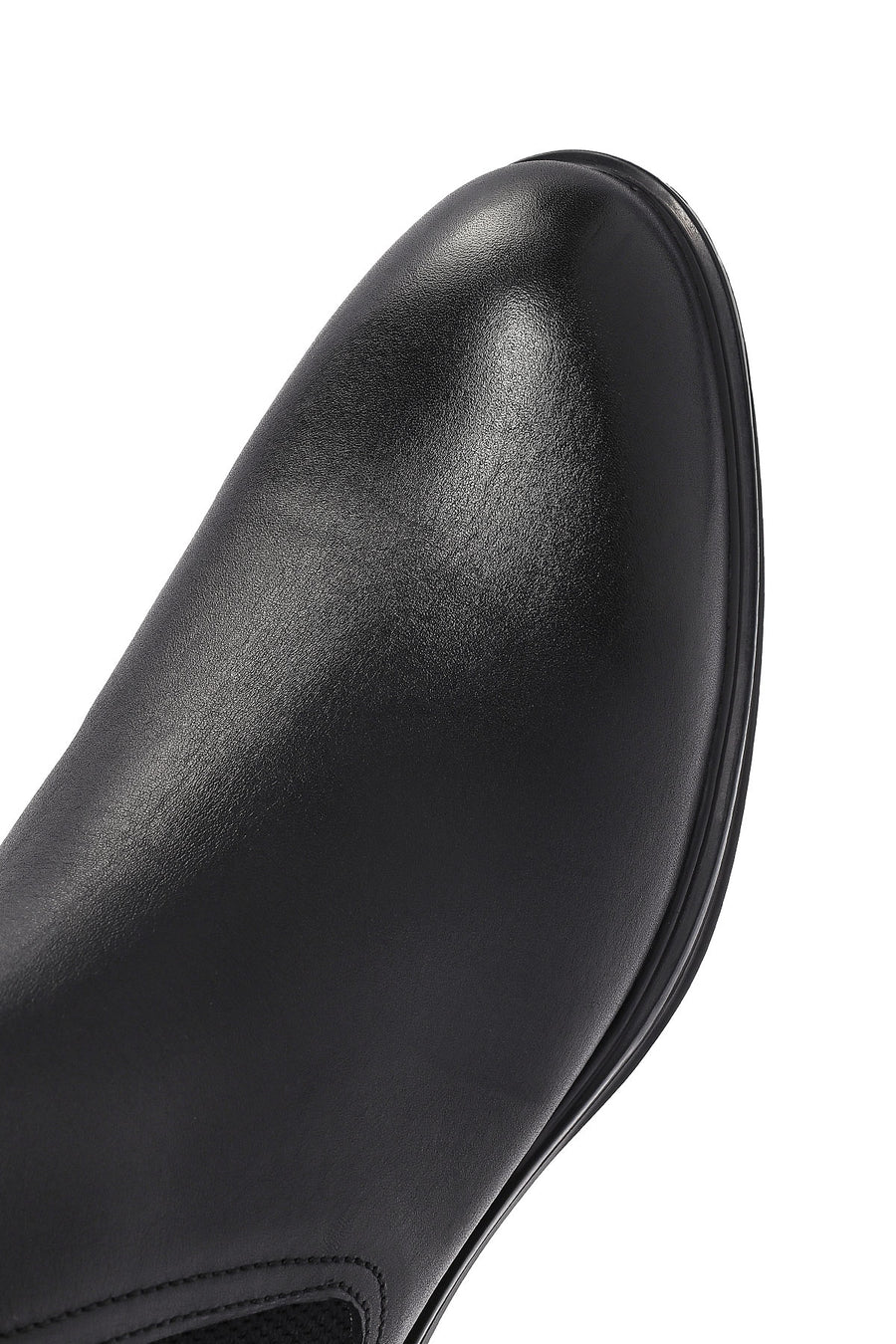 Men's Black Leather Chelsea Boots
