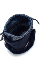 Women's Plush Drawstring Shoulder Bag | Derimod