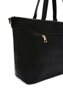 Women's Black Long Strap Plush Handbag | Derimod