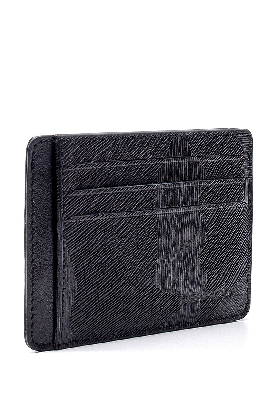 Men's Black Leather Card Holder