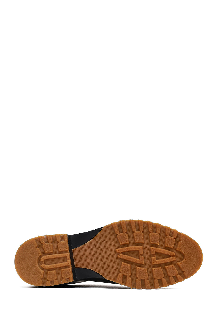 Men's Black Lace-Up Leather Casual Shoes