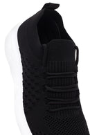 Erkek Siyah Bağcıklı Sneaker | Derimod