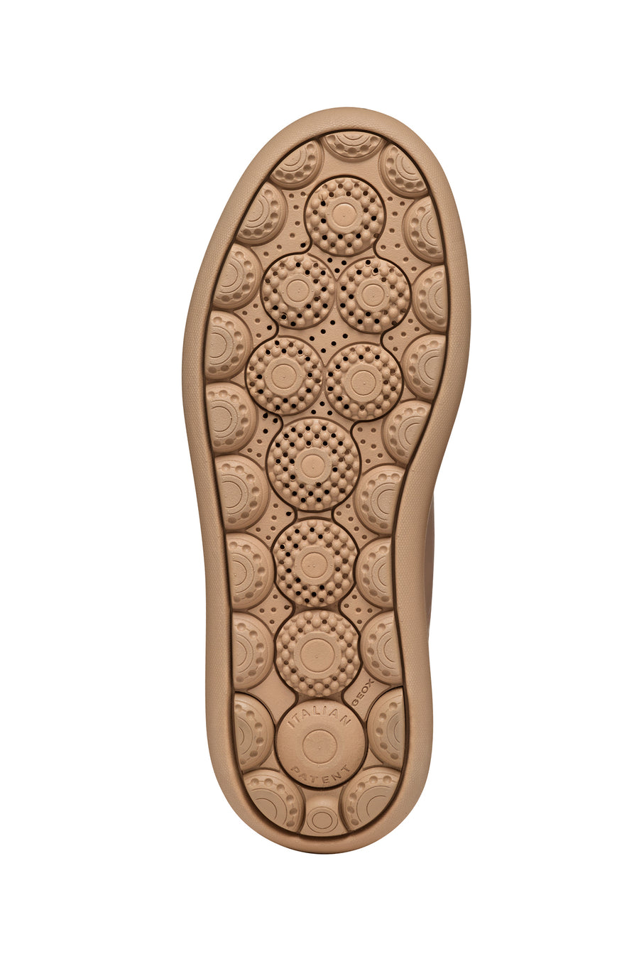 Geox Kadın Krem Spherica Ecub-2 Bağcıklı Deri Sneaker