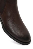 Men's Brown Leather Chelsea Boot | Derimod