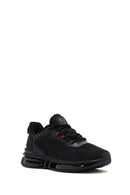 Derimod Zero Men's Black Lace-Up Thick Soled Sneaker | Derimod
