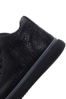 Men's Black Leather Zippered Sports Boots | Derimod