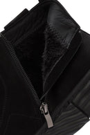 Men's Black Zippered Nubuck Sports Boots | Derimod