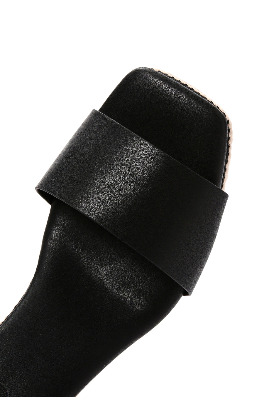 Women's Black Ankle Strap Wedge Heeled Espadrille